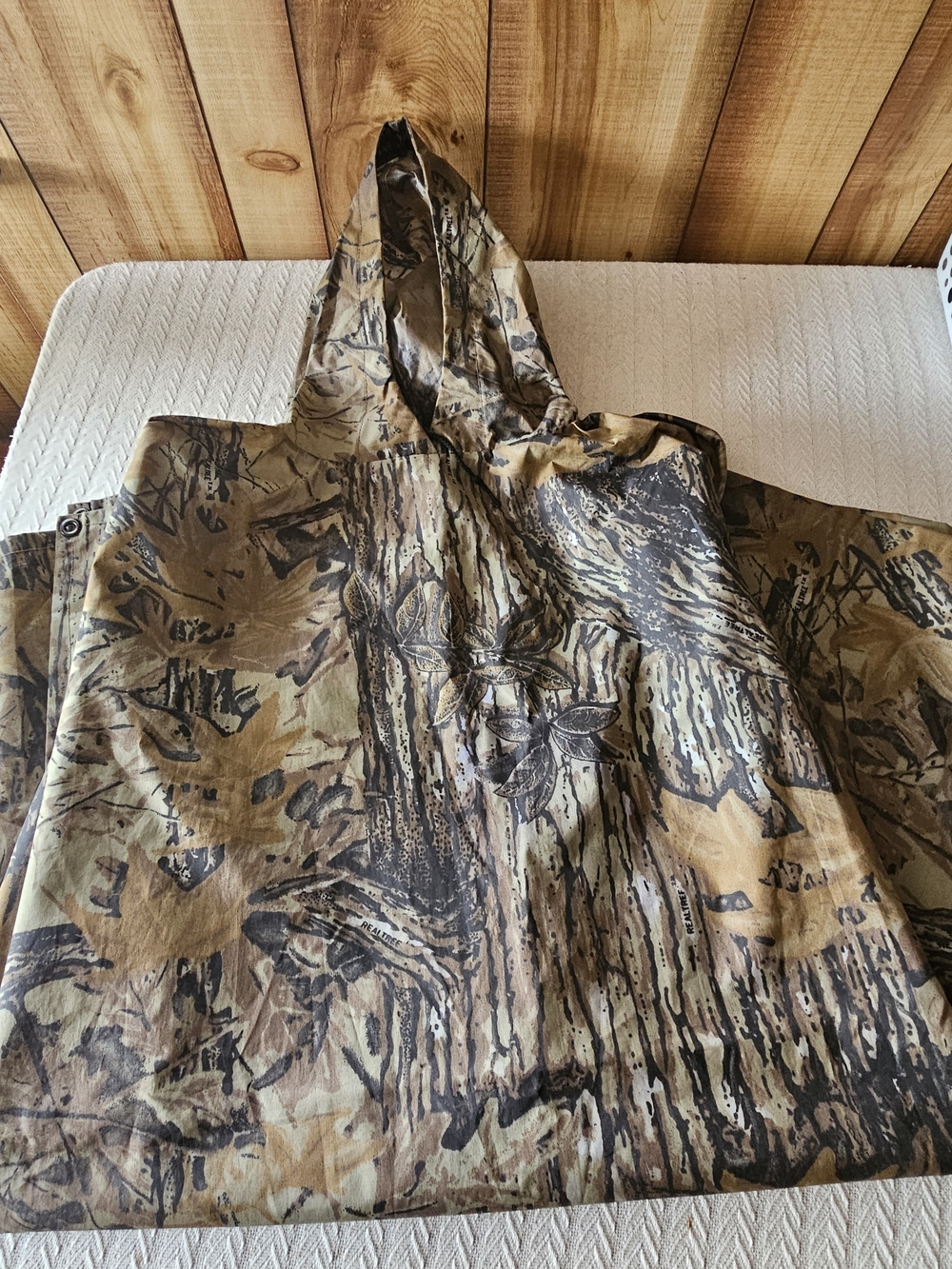 Realtree Camo Patterned Fabric in Brown and Black